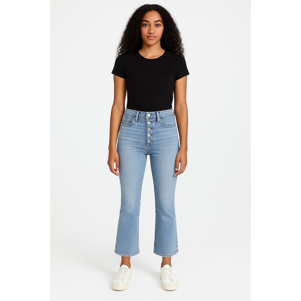 Madewell 29 Cali Demi Bootcut Light Wash Button Fly